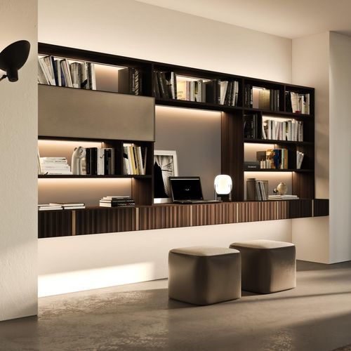 Système de bureau poste de travail - Solferino Italian Chic - ARCARI ARREDAMENTI - mural / contemporain / en bois