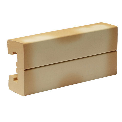 Brique pour barbecue - TOPOS DUPLOS - CANDIGRES - réfractaire / texturée / rouge