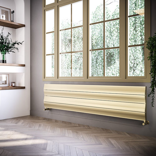 Radiateur horizontal - AMAZONITE - LOJIMAX - à eau chaude / 751 w...1000 w / 3501 w...4000 w