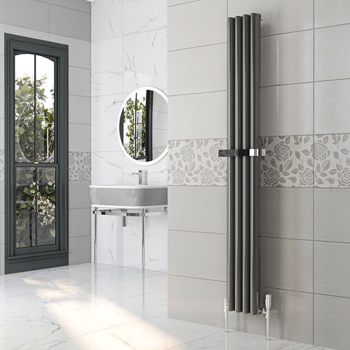 Radiateur sèche-serviettes à eau chaude - ALBITE SLIM - LOJIMAX - 0...500 w / 1501 w...2000 w / contemporain