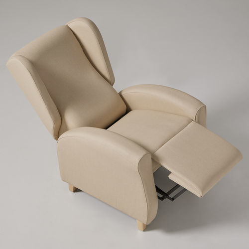Fauteuil relax classique - MEGAN - Seniorcare - en tissu / en bois massif / avec repose-pieds