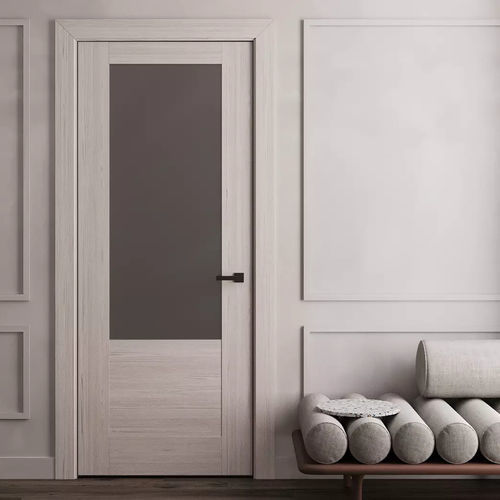 Porte d'intérieur - 2.2 - IN WOOD LLC - en bois / en verre / battante