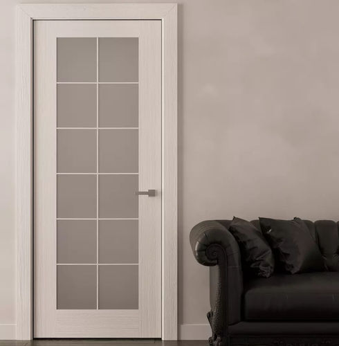 Porte d'intérieur - 2.6 - IN WOOD LLC - en bois / en verre / battante