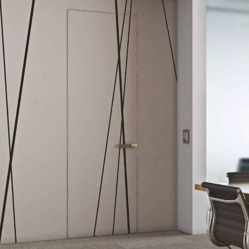 Porte d'intérieur - Alora - IN WOOD LLC - en bois / battante / contemporaine