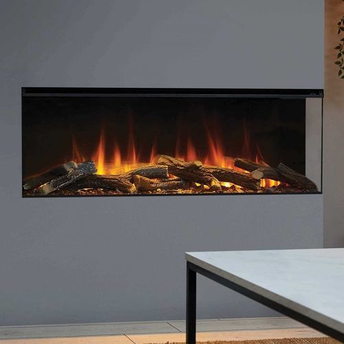 Insert de cheminée à 3 faces - Forest 1200 - British Fires Ltd - électrique / contemporain / télécommandé