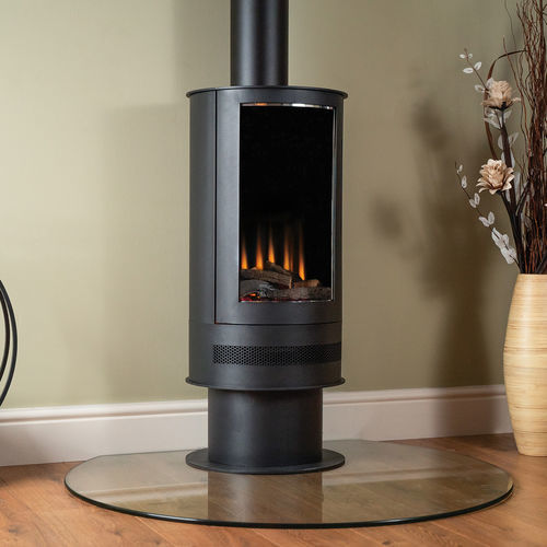 Poêle électrique - Ashurst  - British Fires Ltd - 0 - 5 kW / sur pieds / contemporain