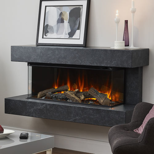 Cheminée électrique - Winchester  - British Fires Ltd - murale / suspendue / adossée