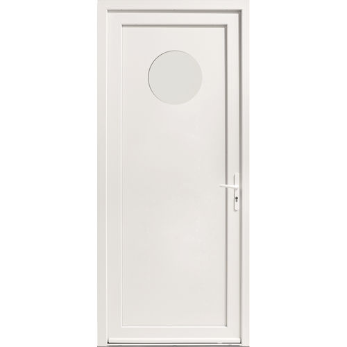 Porte d'entrée - Ionis  - USINE-ONLINE - en PVC / battante / contemporaine