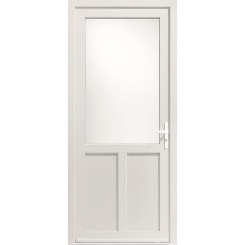 Porte d'entrée - Caparis  - USINE-ONLINE - en PVC / battante / contemporaine