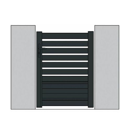 Portillon en aluminium - Hélène 2/3 - USINE-ONLINE