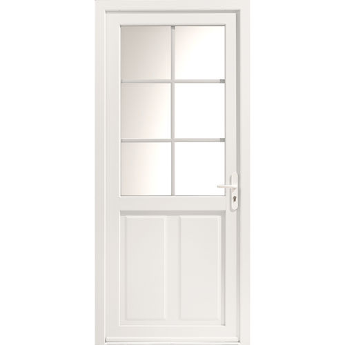 Porte d'entrée - Silène 2 - USINE-ONLINE - en PVC / battante / contemporaine