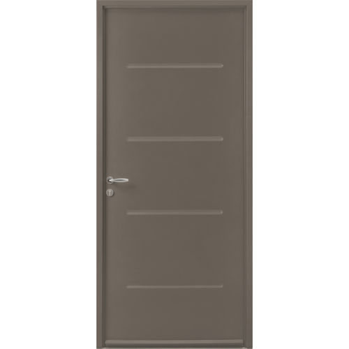 Porte d'entrée - Arus - USINE-ONLINE - en acier / battante / contemporaine