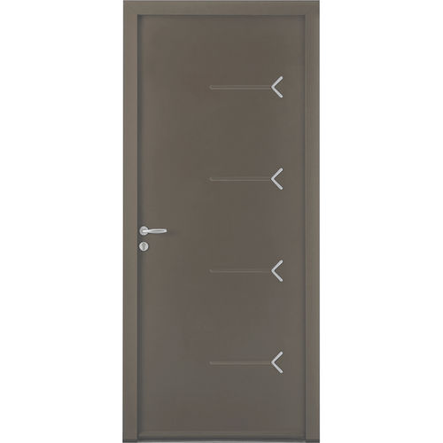 Porte d'entrée - Mirandelle - USINE-ONLINE - en acier / battante / contemporaine