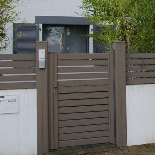 Portillon en aluminium - Rose - USINE-ONLINE