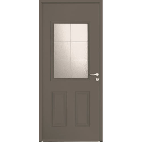 Porte d'entrée - Calgary  - USINE-ONLINE - en acier / battante / contemporaine