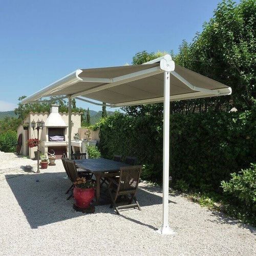 Store banne double pente - 265 - USINE-ONLINE - coffre / autoportant / motorisé