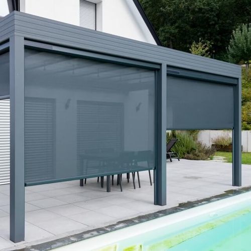 Store enrouleur vertical - 85 - USINE-ONLINE - pour véranda / pour pergola / en toile