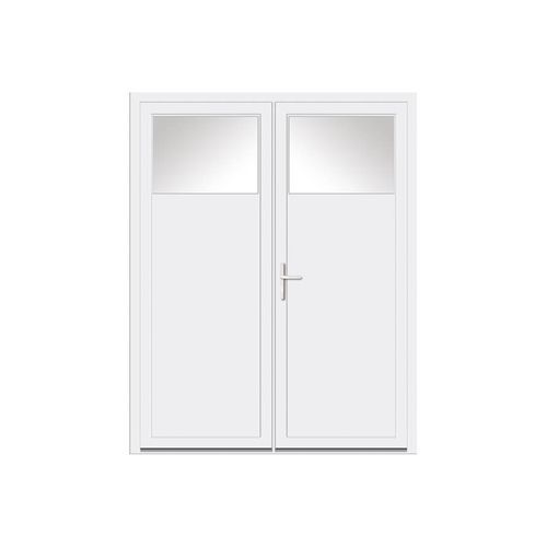 Porte de service - VEKA - USINE-ONLINE - en acier / en PVC / battante