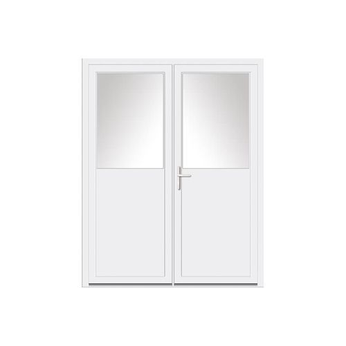 Porte de service - VEKA - USINE-ONLINE - en acier / en PVC / battante