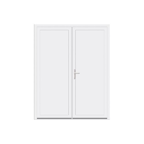 Porte de service - VEKA - USINE-ONLINE - en acier / en PVC / battante
