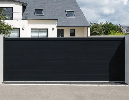 Portail en aluminium - Anaïs  - USINE-ONLINE - coulissant / droit / gauche