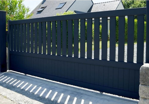 Portail en aluminium - Audrey  - USINE-ONLINE - coulissant / droit / gauche