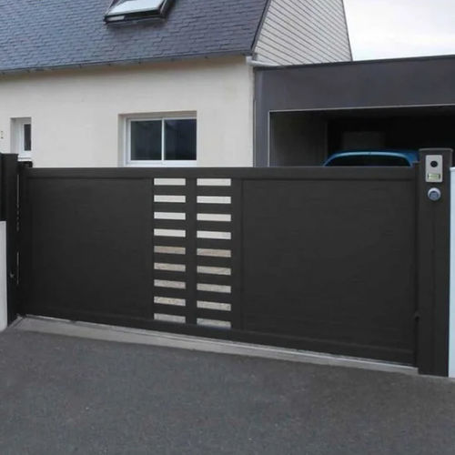 Portail en aluminium - Dylia  - USINE-ONLINE - coulissant / droit / gauche