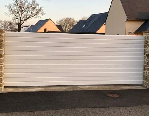Portail coulissant - Scott  - USINE-ONLINE - droit / gauche / en PVC