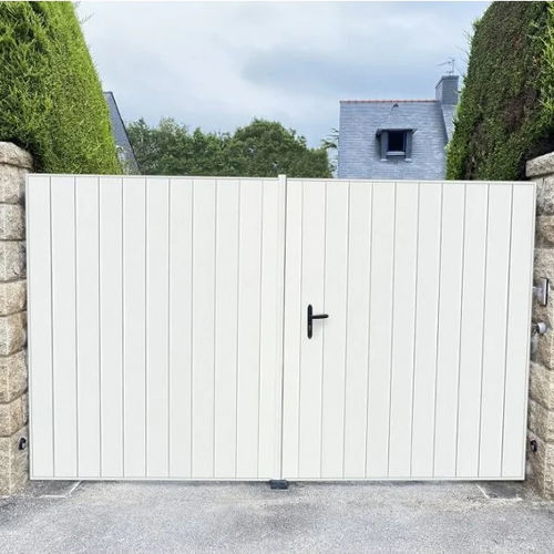 Portail battant - Mont  - USINE-ONLINE - droit / gauche / en PVC