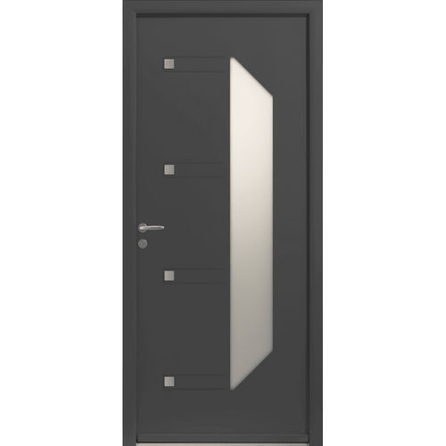 Porte d'entrée - Girelle  - USINE-ONLINE - en aluminium / battante / contemporaine