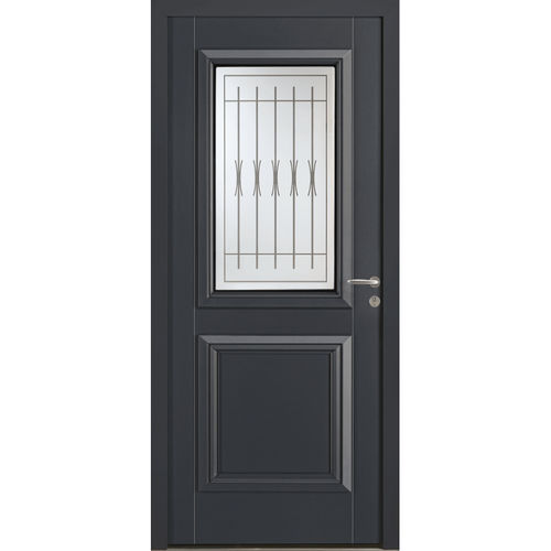 Porte d'entrée - Ariane  - USINE-ONLINE - en aluminium / battante / contemporaine