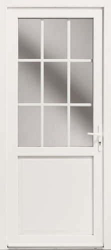 Porte d'entrée - Silène 9 - USINE-ONLINE - en PVC / battante / contemporaine