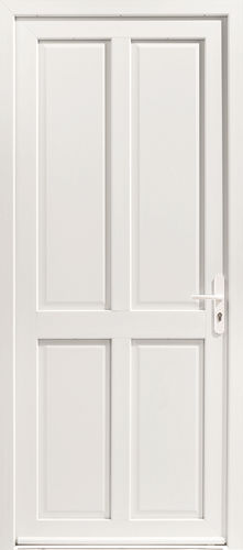 Porte d'entrée - Caparis P - USINE-ONLINE - en PVC / battante / contemporaine