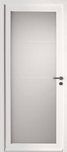 Porte d'entrée - Malaga - USINE-ONLINE - en PVC / battante / contemporaine