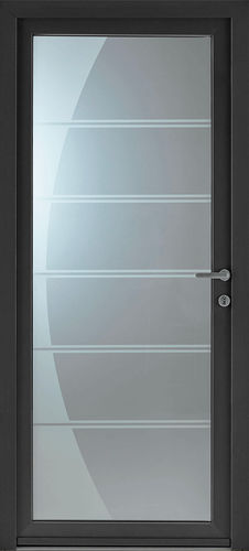 Porte d'entrée - Mila - USINE-ONLINE - en aluminium / battante / contemporaine