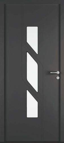 Porte d'entrée - Sila - USINE-ONLINE - en aluminium / battante / contemporaine