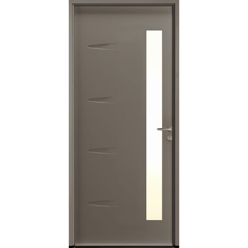 Porte d'entrée - Teddy  - USINE-ONLINE - en acier / battante / contemporaine