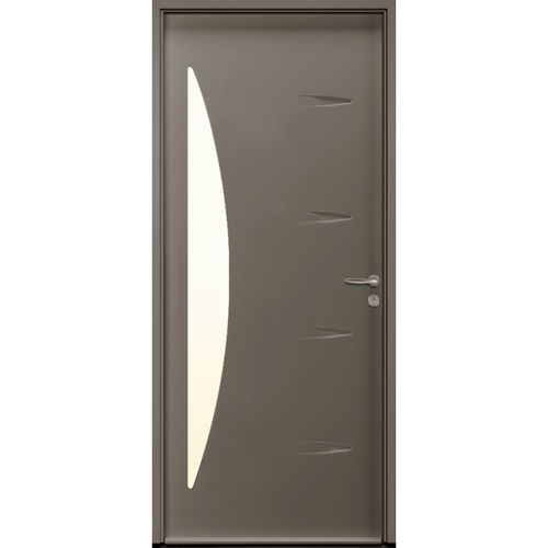Porte d'entrée - Tahiti  - USINE-ONLINE - en acier / battante / contemporaine
