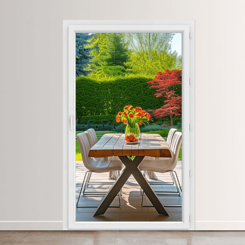 Porte-fenêtre battante - VEKA  - USINE-ONLINE - en PVC / en verre / à double vitrage