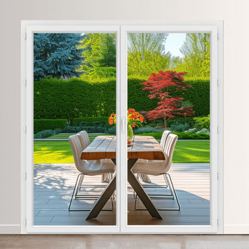 Porte-fenêtre battante - VEKA  - USINE-ONLINE - en PVC / à double vitrage / à triple vitrage