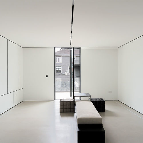 Porte-fenêtre coulissante - 146 Series - SLEEK (SHANGHAI) INTELLIGENT SYSTEM CO., LTD. - pivotante à axe excentré / en verre / en aluminium