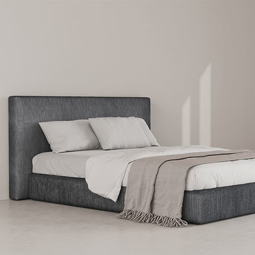 Tête de lit pour lit double - CUBE - Fine Furniture - contemporaine / en tissu / grise