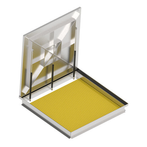 Couvercle de regard en acier inoxydable - TAMPA PO&Ccedil;O COM ABERTURA HIDRAULICA - IFEC - Industria de Ferragens do Centro - A15 / B125