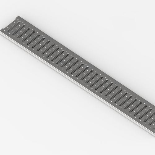 Grille pour caniveau en inox - Stamped grille - IFEC - Industria de Ferragens do Centro - pour espace public / pour piscine / de terrasse