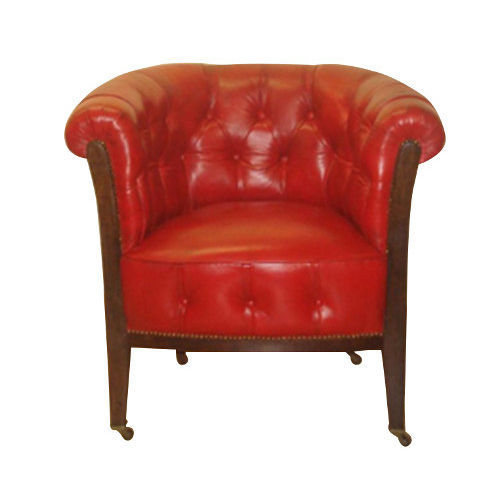 Fauteuil club chesterfield - Chambord - L'Atelier du Club - en cuir / en sapin / fait main