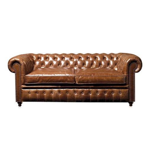 Canapé chesterfield - Hadfeild - L'Atelier du Club - en cuir / en peau de mouton / avec accoudoirs