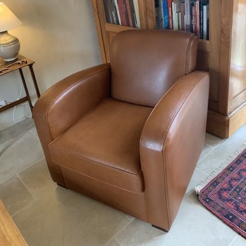 Fauteuil club traditionnel - Canyon - L'Atelier du Club - en cuir / en sapin / fait main