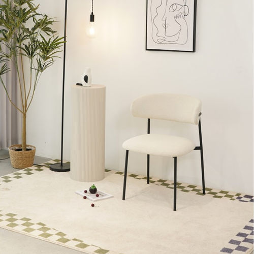 Chaise de salle à manger contemporaine - DIANA - Furnhouse Aps - d'intérieur / en tissu / avec piètement en métal