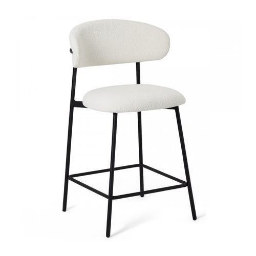Chaise de bar contemporaine - DIANA - Furnhouse Aps - d'intérieur / en tissu / avec piètement en métal