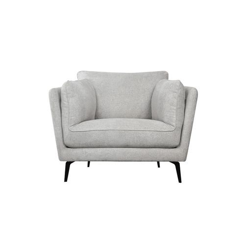 Fauteuil contemporain - BARI  - Furnhouse Aps - en tissu / en bois / gris